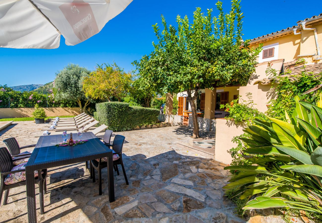 Country house in Pollensa - Country style Finca Can Verga Pollensa with pool