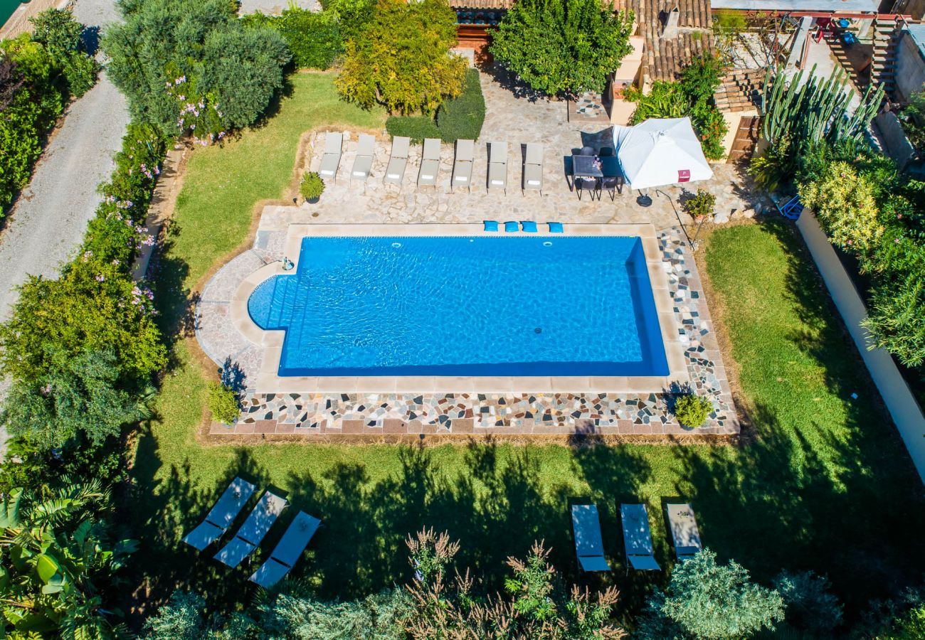Country house in Pollensa - Finca Can Verga in Pollensa with swimming pool