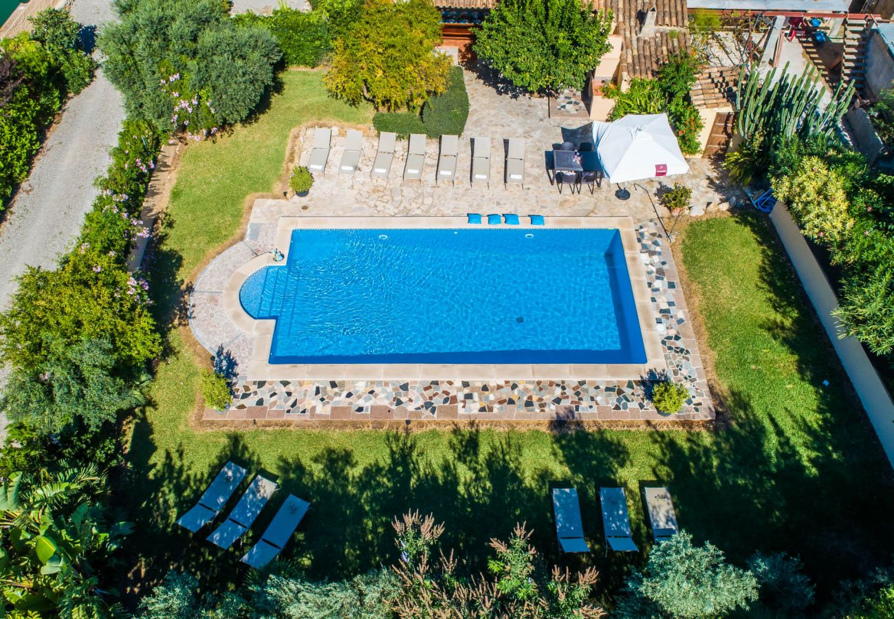 Country house in Pollensa - Country style Finca Can Verga Pollensa with pool