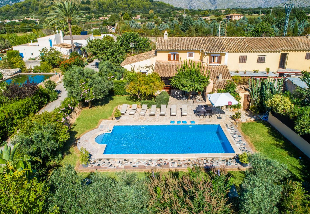 Country house in Pollensa - Country style Finca Can Verga Pollensa with pool