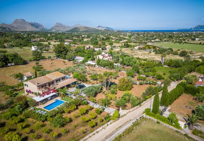 Country house in Pollensa - Finca en Pollensa Can Carabassot with private pool 