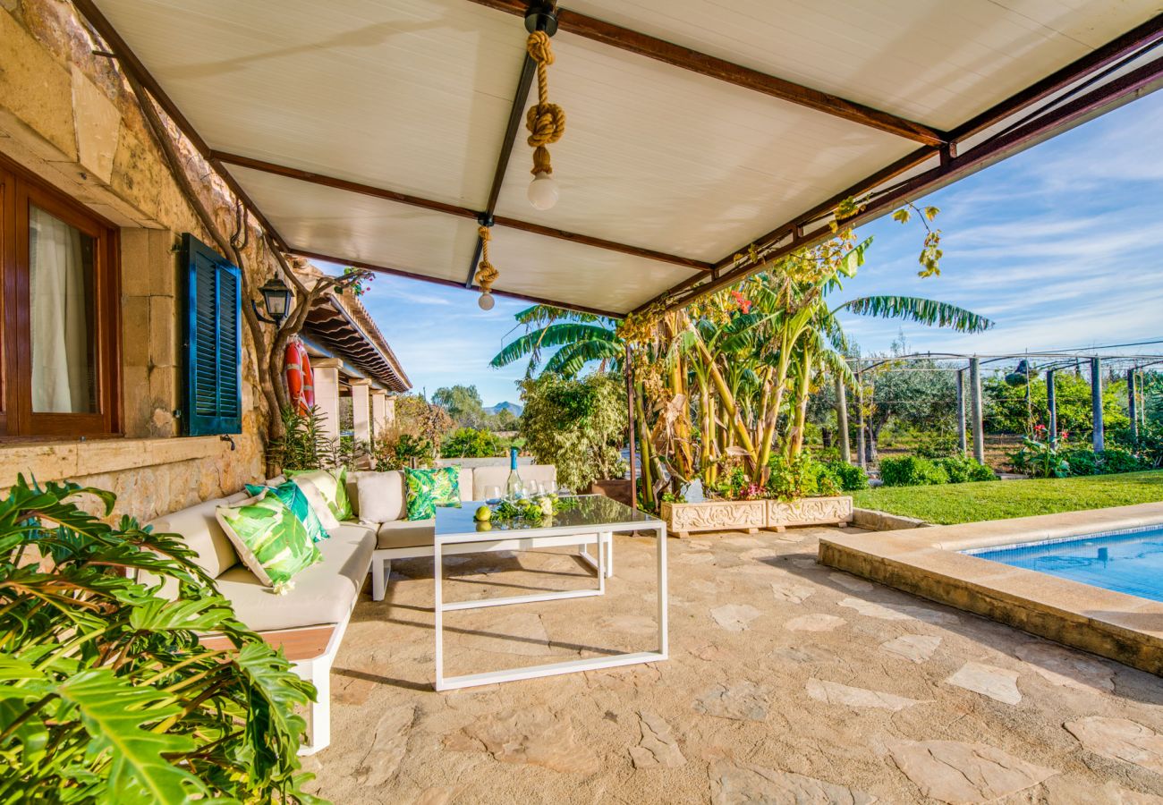 Country house in Pollensa - Finca en Pollensa Can Carabassot with private pool 