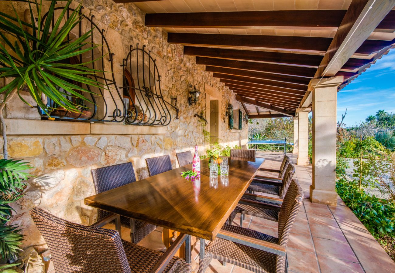 Country house in Pollensa - Finca en Pollensa Can Carabassot with private pool 