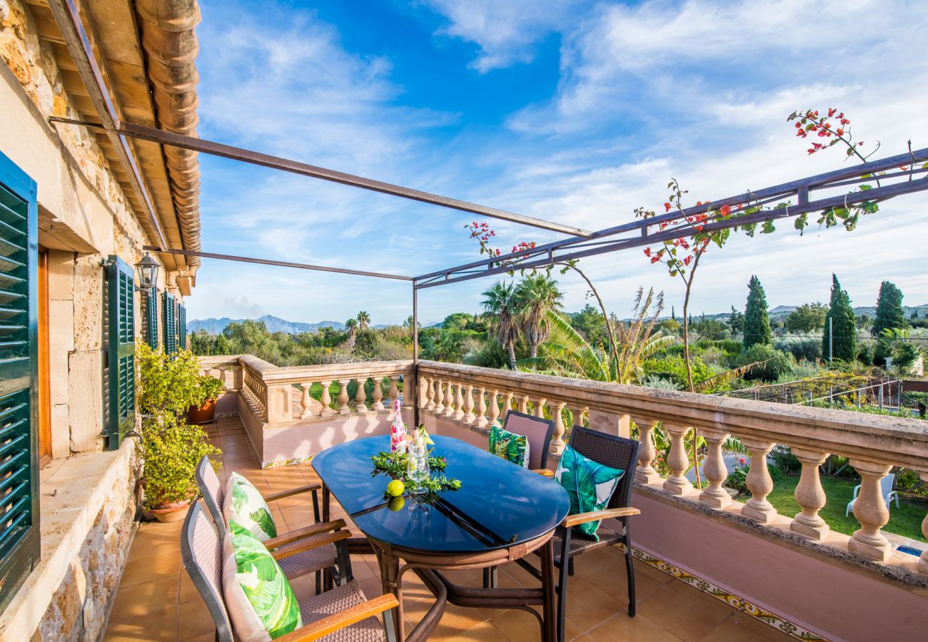 Country house in Pollensa - Finca en Pollensa Can Carabassot with private pool 