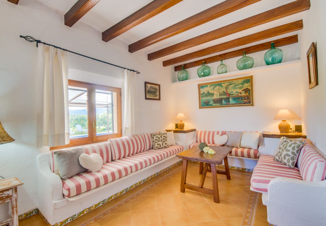 Country house in Pollensa - Finca en Pollensa Can Carabassot with private pool 