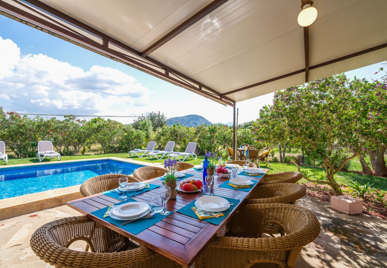 Country house in Pollensa - Finca en Pollensa Can Carabassot with private pool 