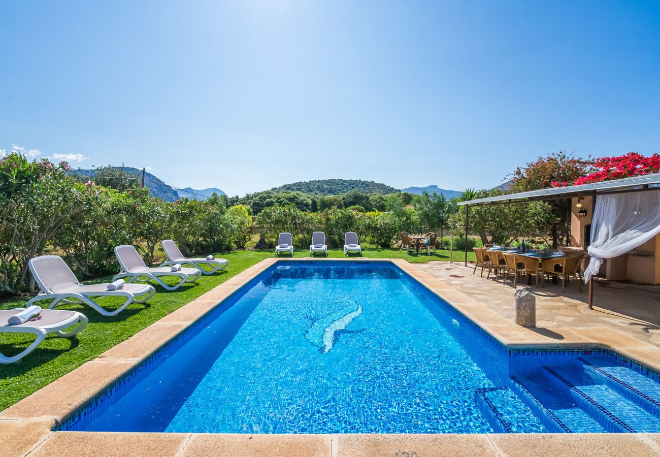 Country house in Pollensa - Finca en Pollensa Can Carabassot with pool 