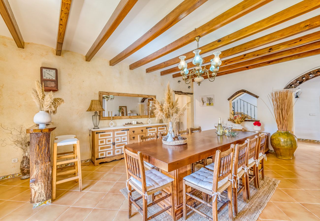Country house in Pollensa - Finca en Pollensa Can Carabassot with private pool 