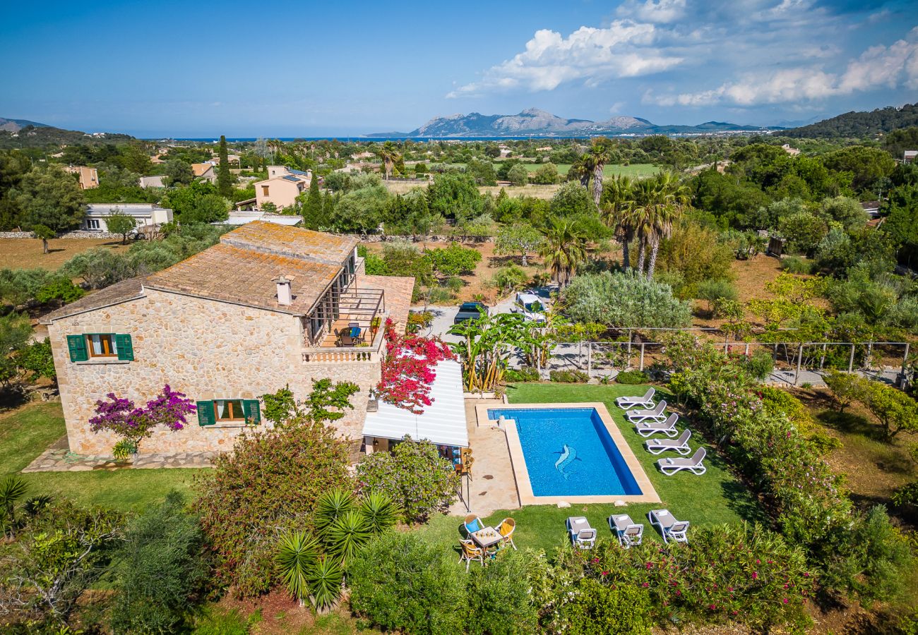 Country house in Pollensa - Finca en Pollensa Can Carabassot with pool 