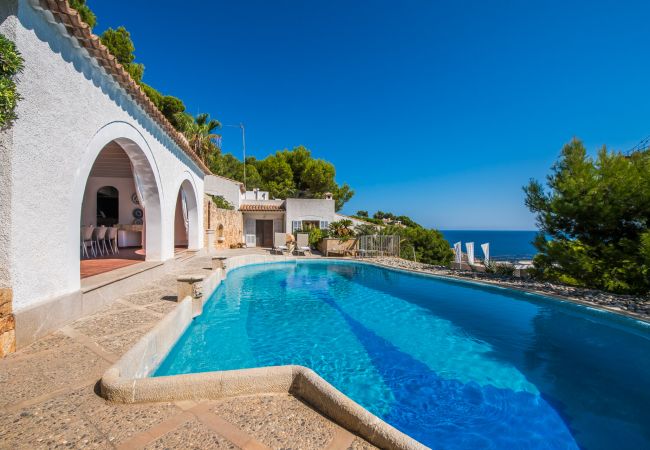 House in Capdepera - House Mallorca Ram de Mar with sea view and pool