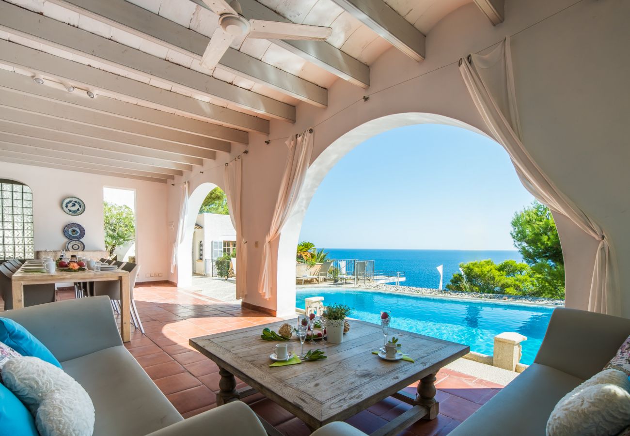 House in Capdepera - House in Mallorca Ram de Mar with sea view and swimming pool