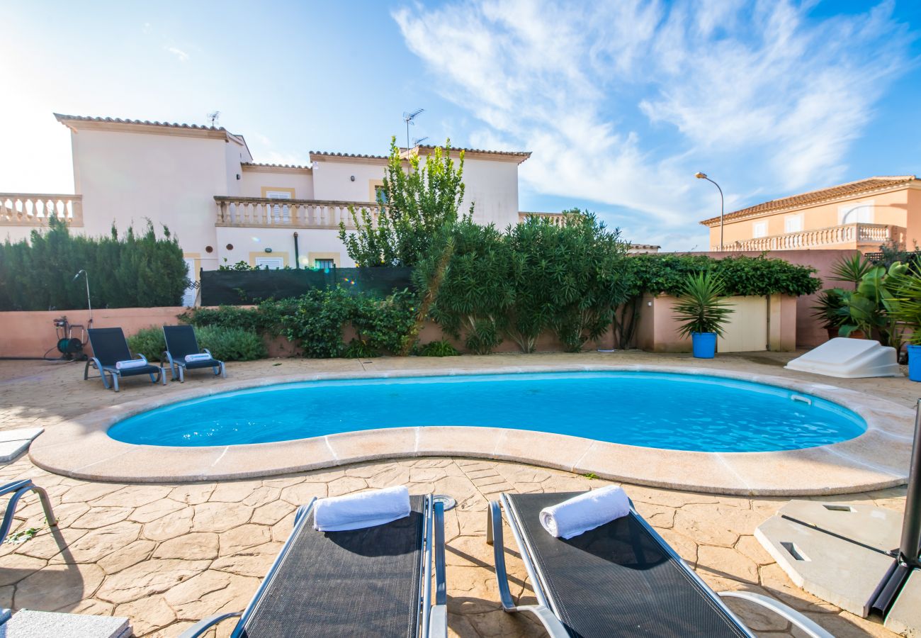 House with barbecue and pool in the south of Mallorca