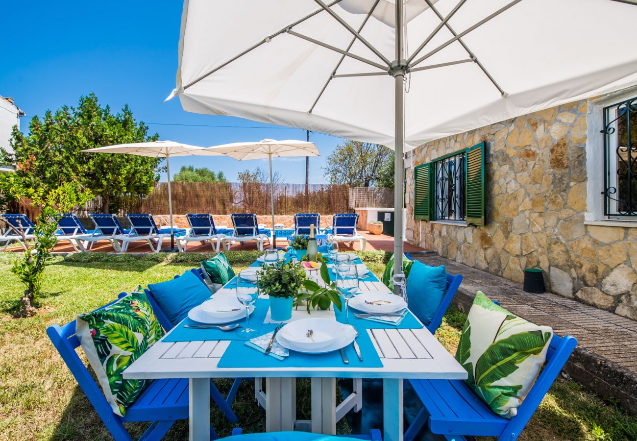 Country house in Alcudia - ☼ Cozy finca with pool.
