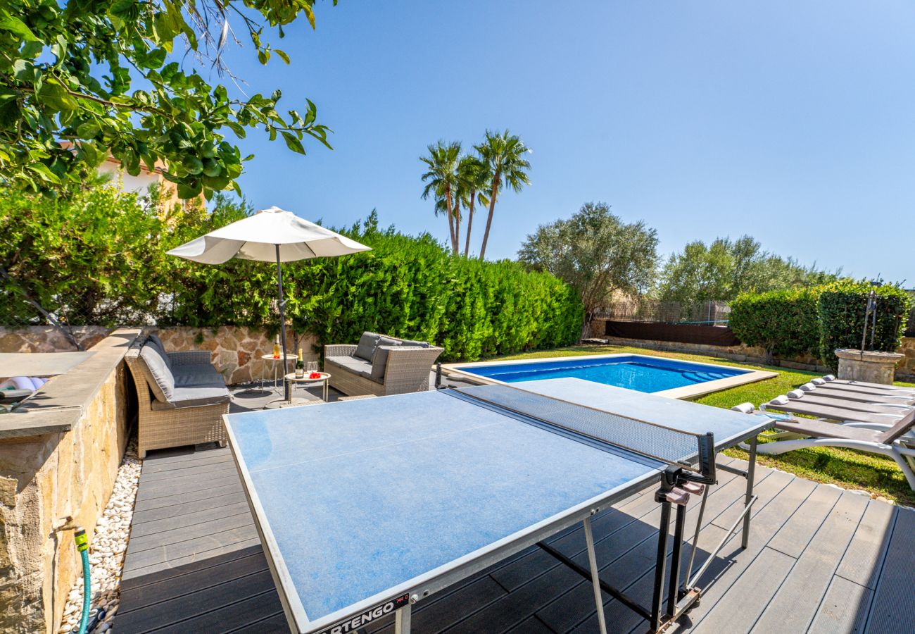 House with large private garden in Puerto de Alcudia