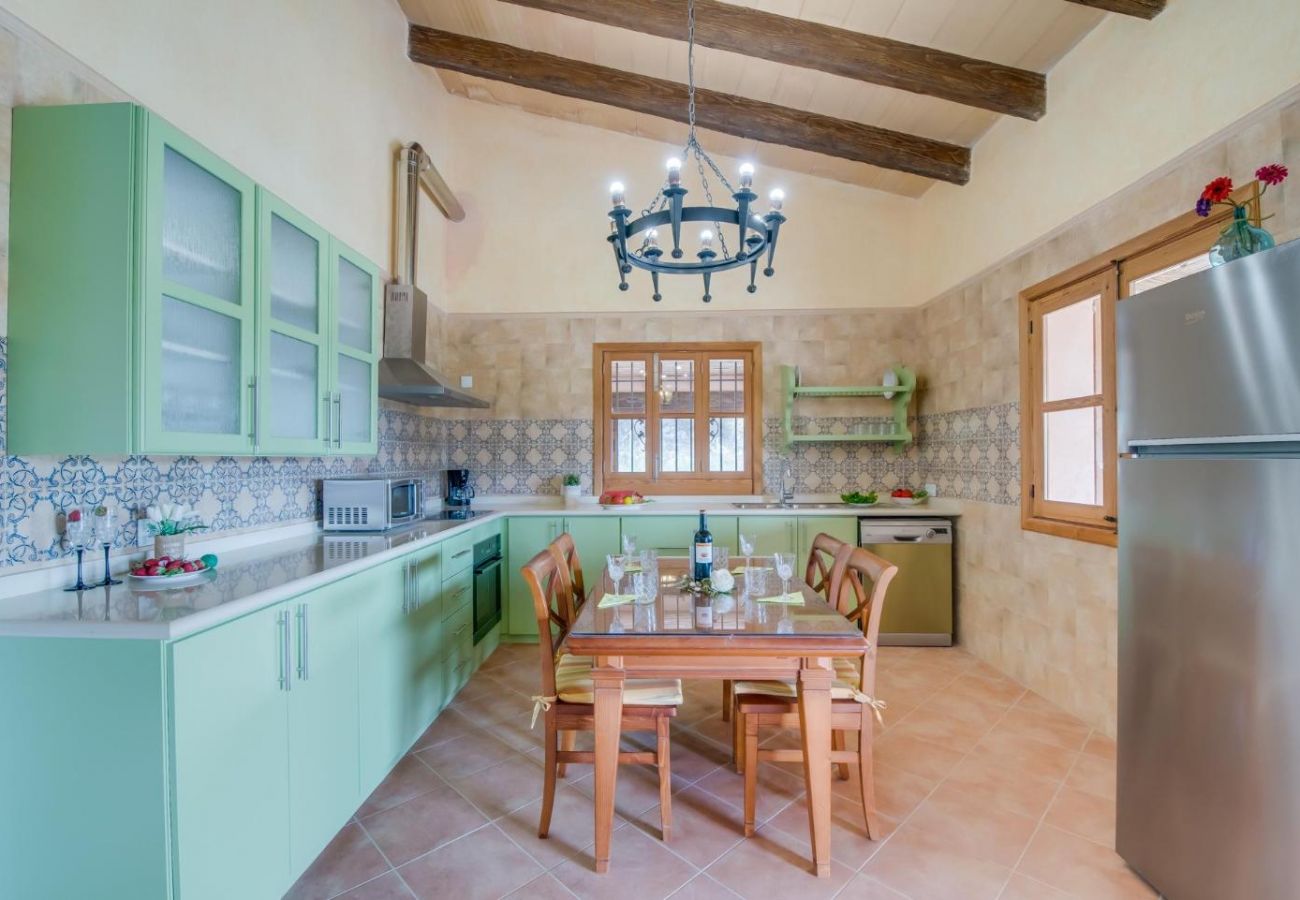 Country house in Selva - Rural Villa  in Mallorca Ses Comes with swimming pool