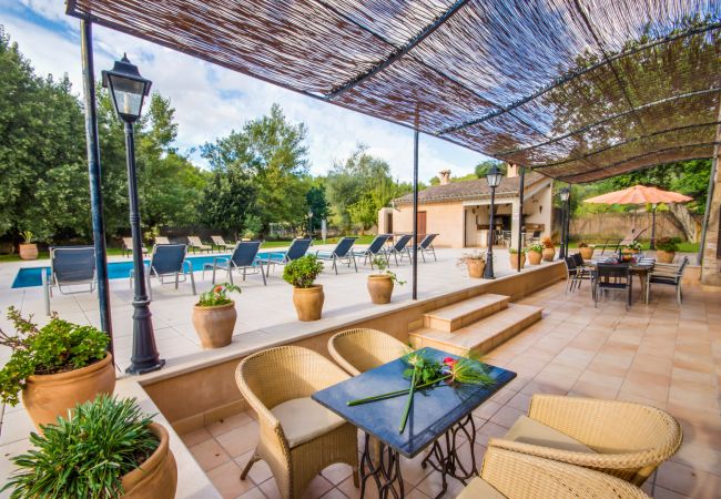 Country house in Selva - Finca Sa Mina for 12 with pool in Majorca