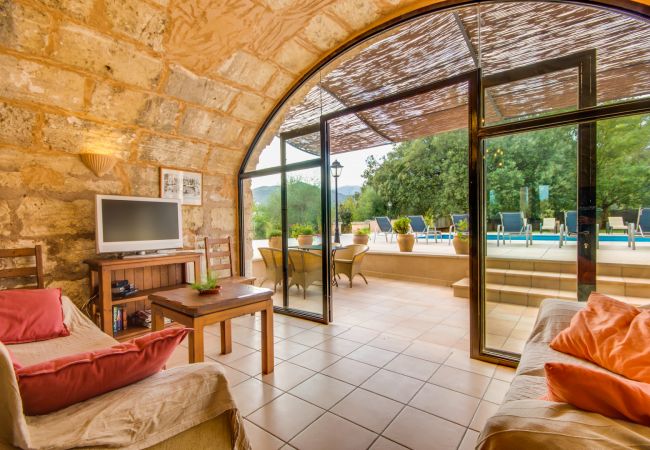 Country house in Selva - Finca Sa Mina for 12 with pool in Majorca