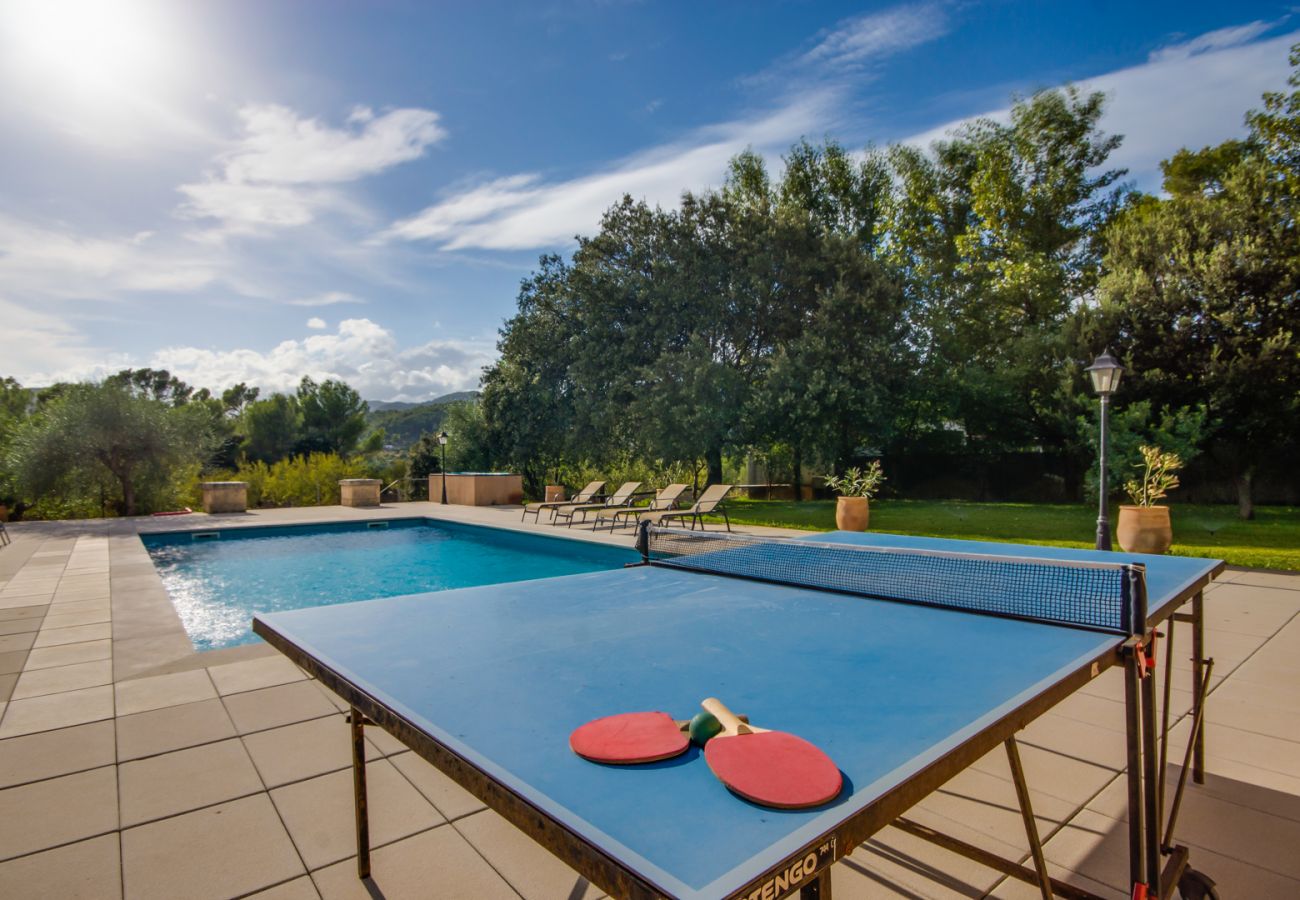 Country house in Selva - Finca Sa Mina for 12 with pool in Majorca