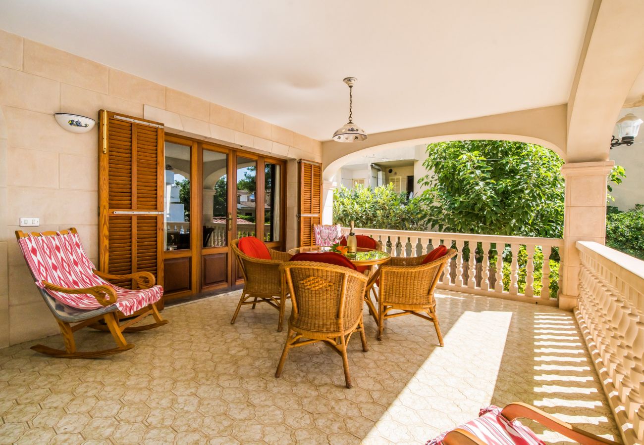 House in Puerto de Alcudia - House in Alcudia Roses with garden near the beach