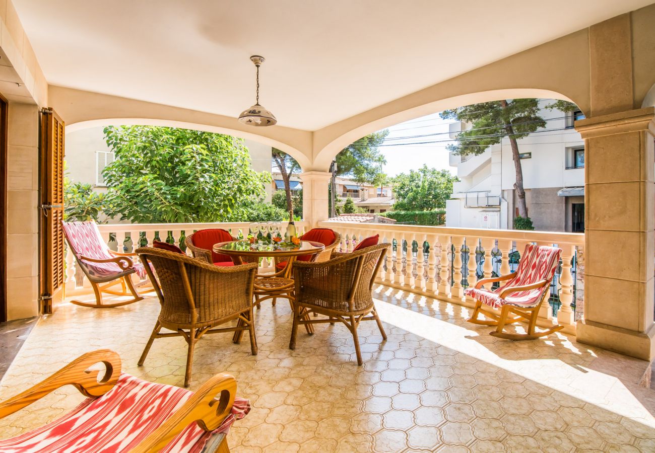 Air-conditioned house in Alcudia near beach 