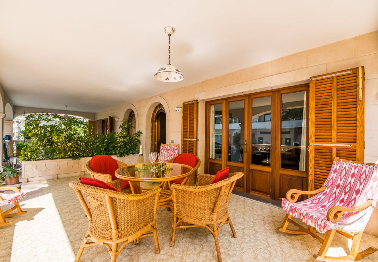 House in Puerto de Alcudia - House in Alcudia Roses with garden near the beach