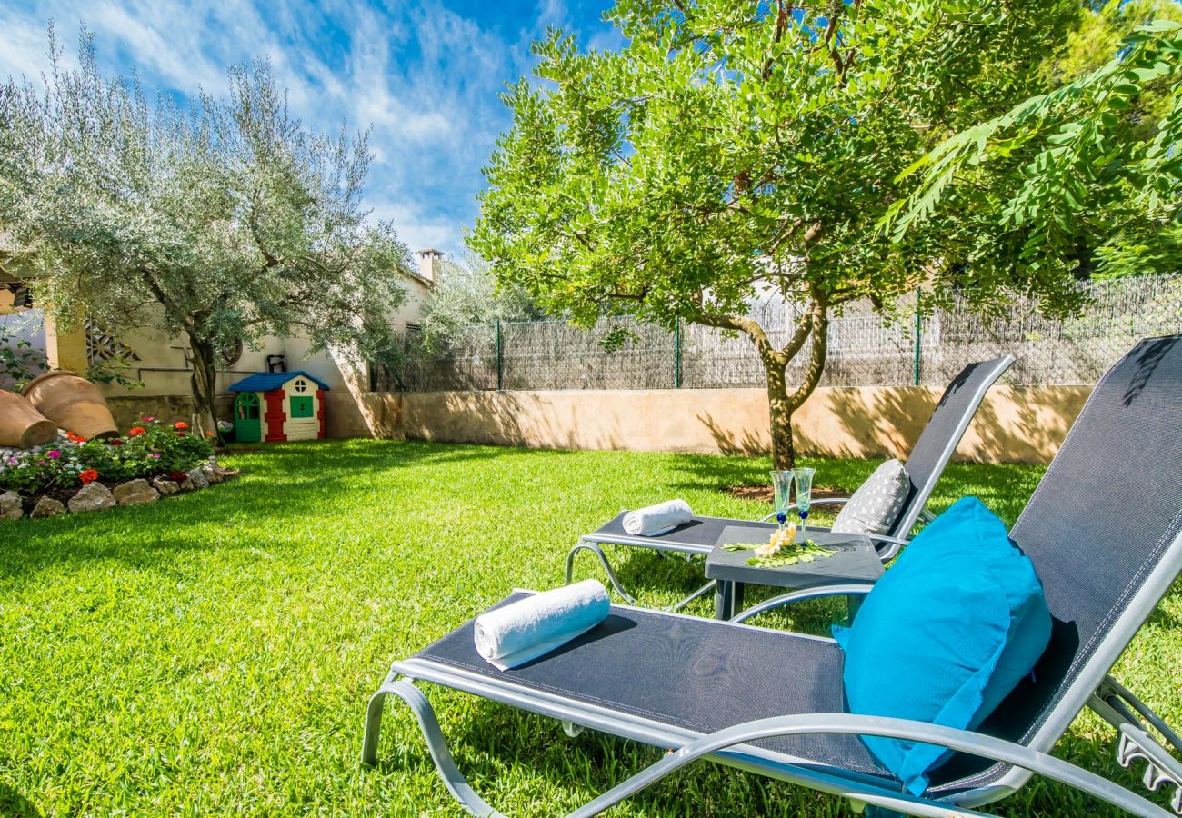 House in Puerto de Alcudia - House in Alcudia Roses with garden near the beach
