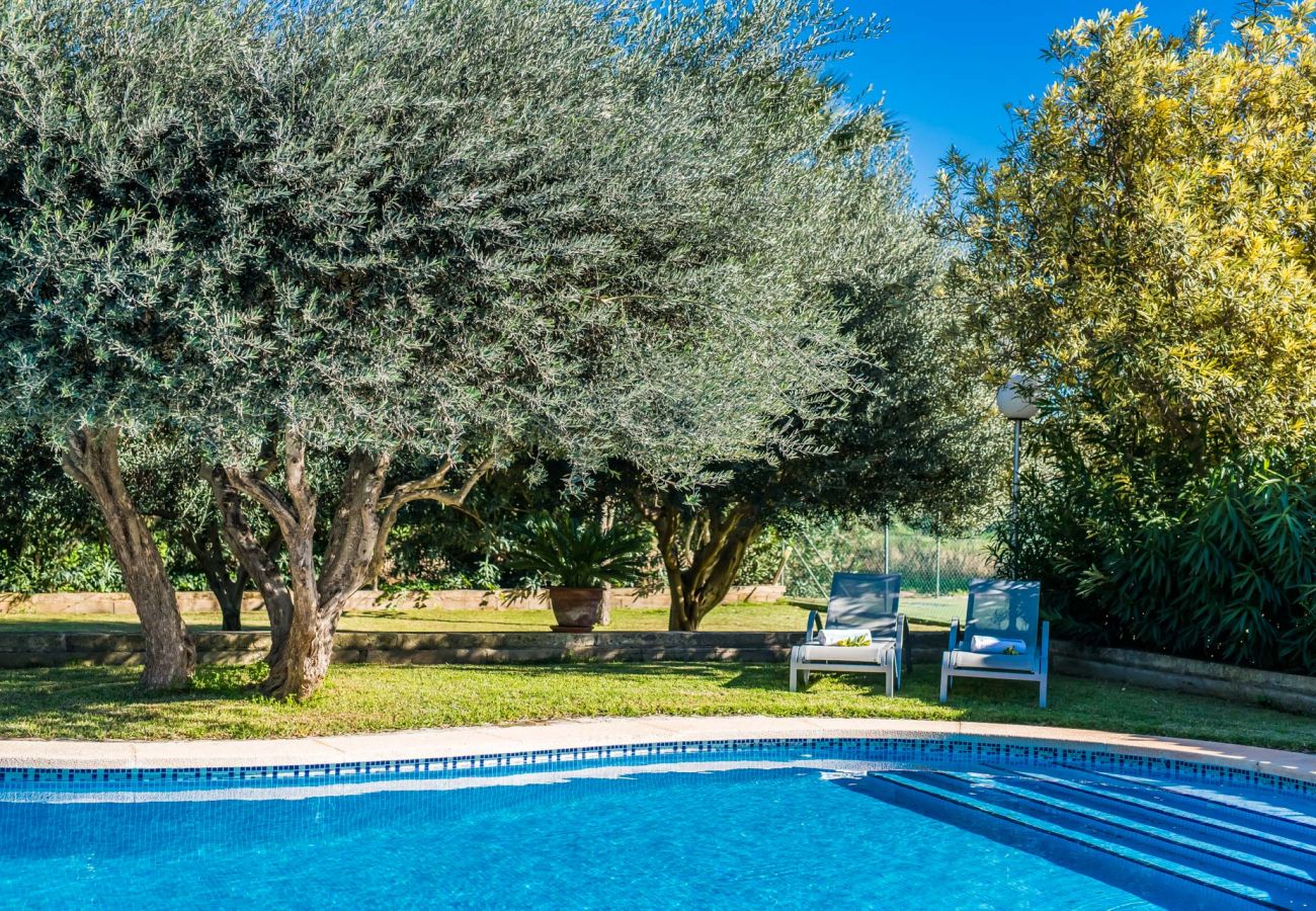 Country house in Buger - Finca in Mallorca Cas Home with tennis court