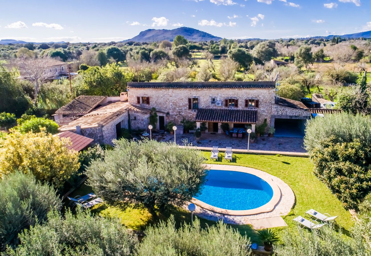 Country house in Buger - Finca in Mallorca Cas Home with tennis court