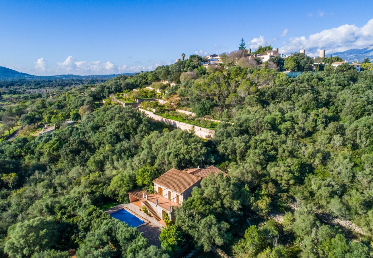 Country house in Buger - Country house in Mallorca Es Puchet with pool