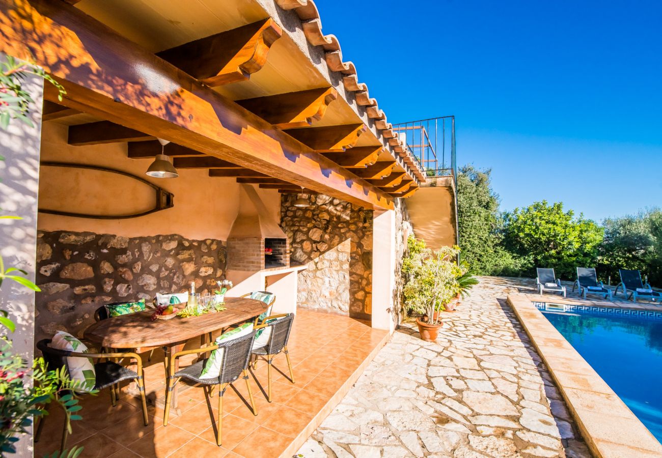 Country house in Buger - Country house in Mallorca Es Puchet with pool