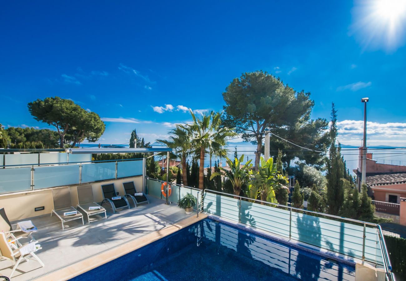 House in Puerto de Alcudia - Luxurious house with sea views Villa Alcanada in Alcudia