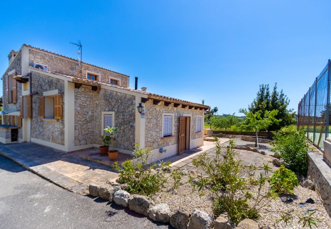 House in Lloret de Vistalegre - Finca in Mallorca Sa Sinia swimming pool and tennis court