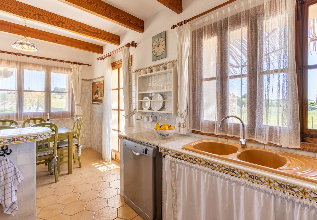 House in Lloret de Vistalegre - Finca Mallorca Sa Sinia with pool and tennis court