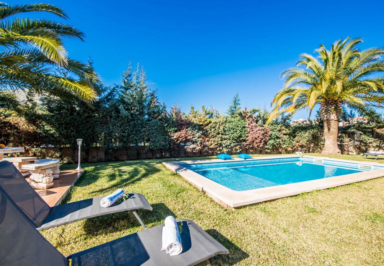 Villa in Alcudia with pool and garden