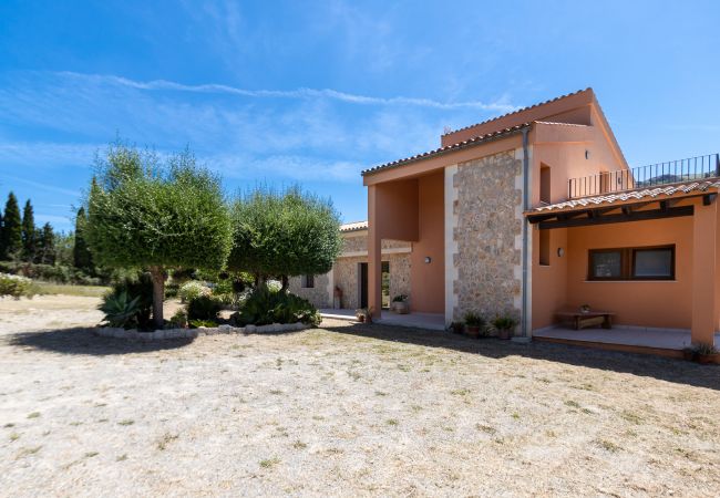 Country house in Alcudia - Finca Alcudia Son Fe pool and mountain views