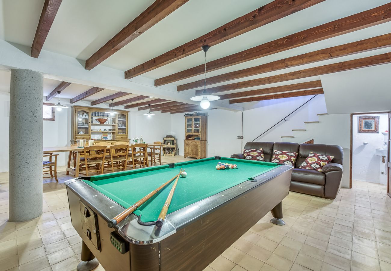 Country house in Binissalem - ☼Mallorcan environment and culture with private swimming pool.