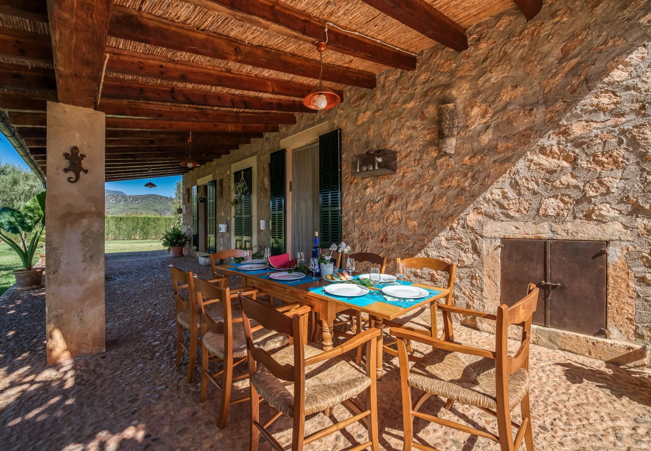 Country house in Binissalem - ☼Mallorcan environment and culture with private swimming pool.
