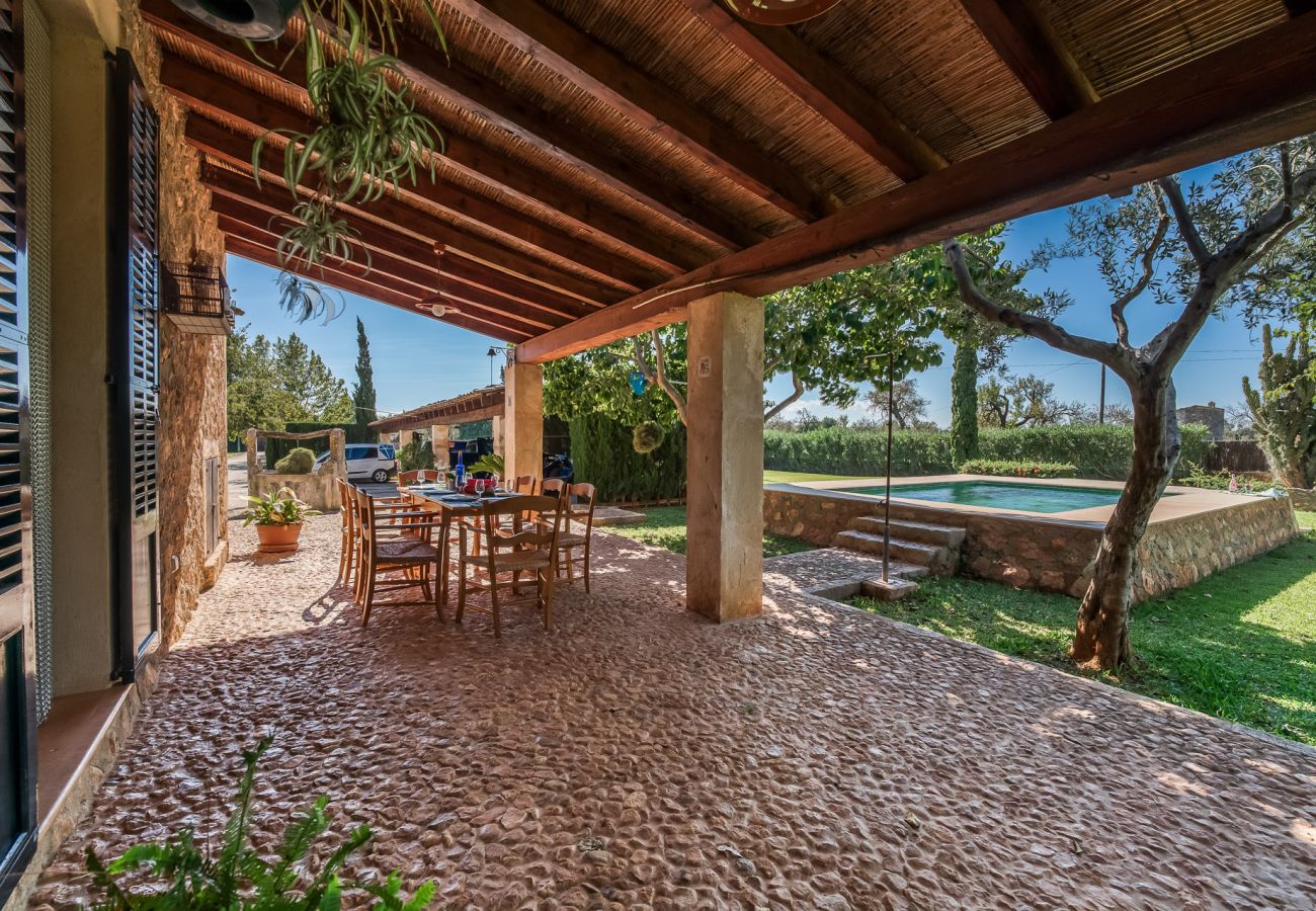 Country house in Binissalem - ☼Mallorcan environment and culture with private swimming pool.