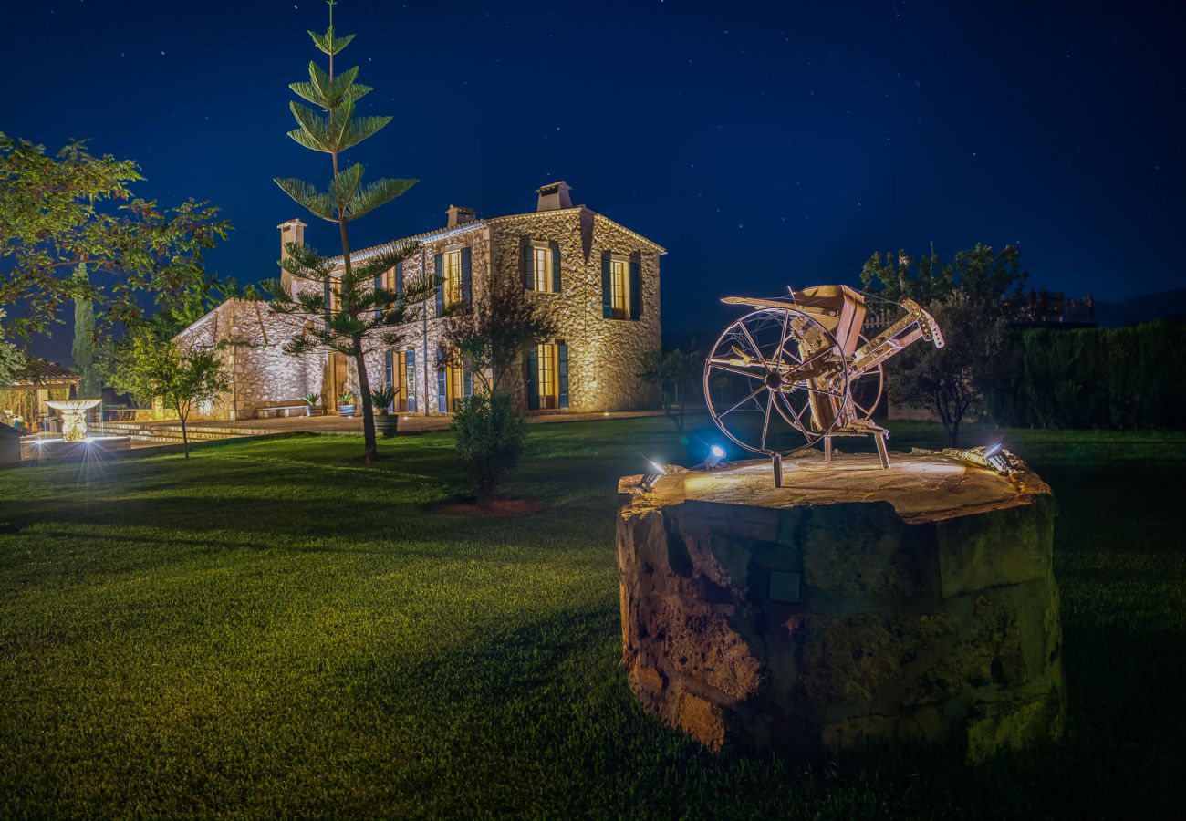Country house in Binissalem - ☼Mallorcan environment and culture with private swimming pool.