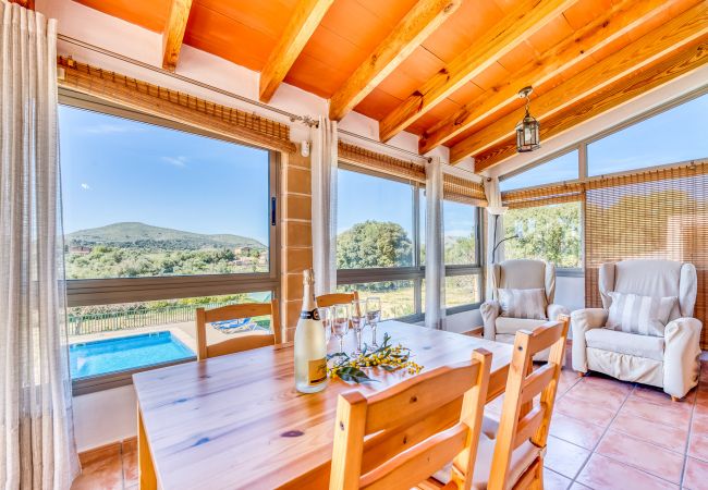 Finca with panoramic views in the nature in Mallorca