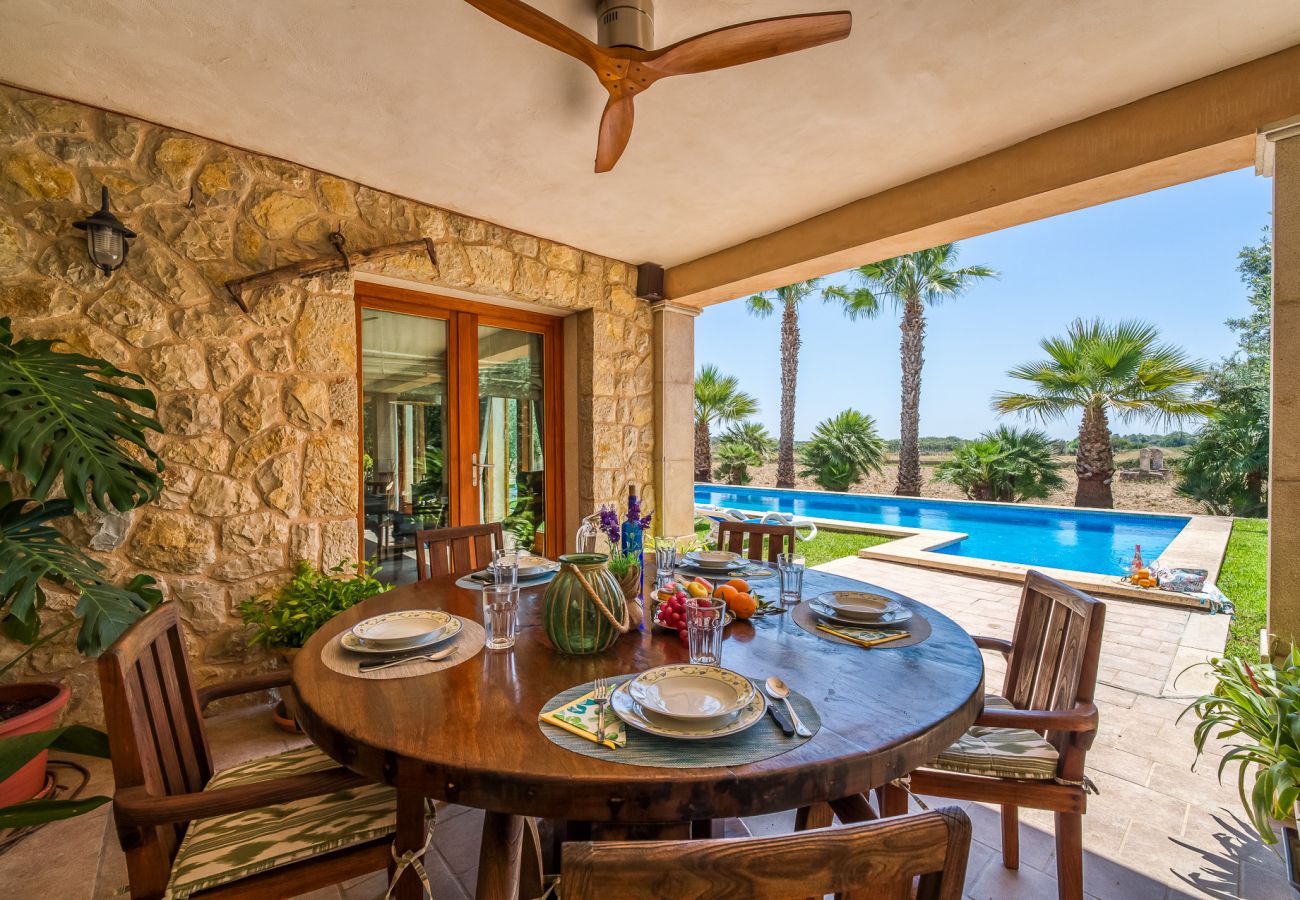 Country house in Inca - Mallorquin Finca piscina CA'S SOLLERICH en Mallorca