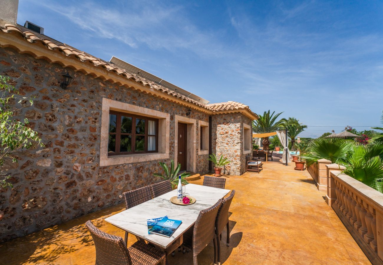 Country house in Muro - Rural Finca in Muro Ca Na Pepa with pool
