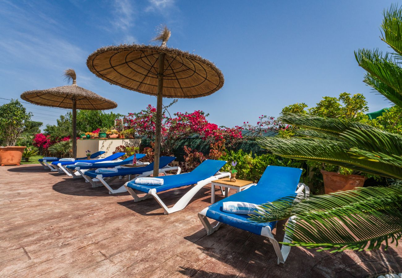 Country house in Muro - Rural Finca in Muro Ca Na Pepa with pool