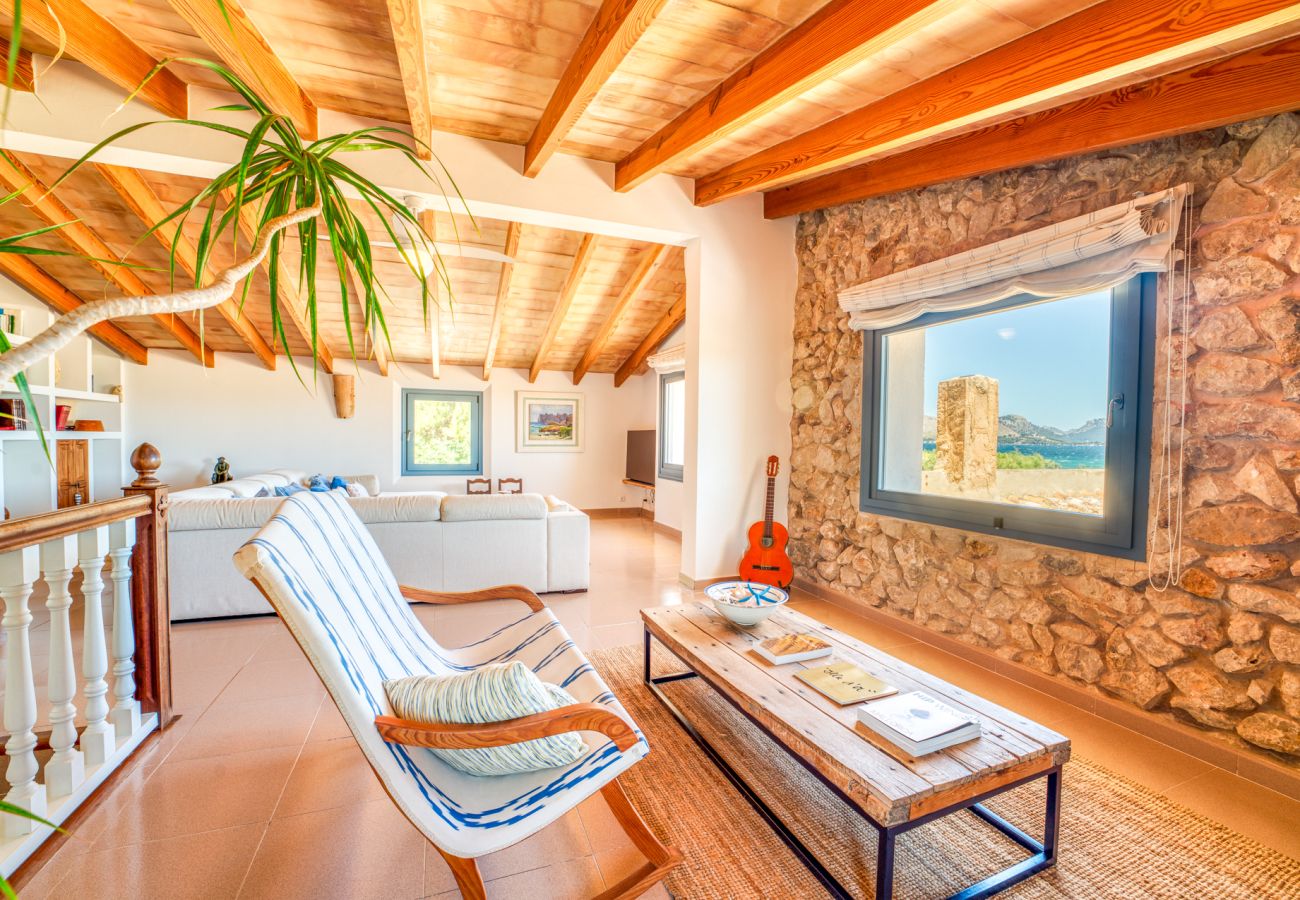 Country house in Pollensa - Finca in front of the sea, Can Cuarassa, Pollensa.