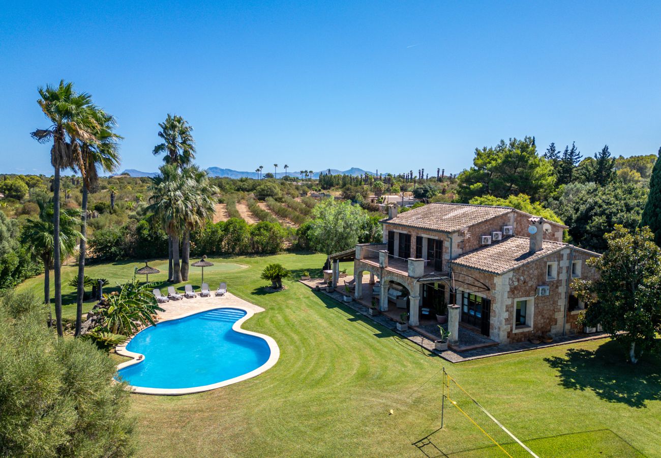 Country house in Muro - House with pool Son San Marti Gran Muro