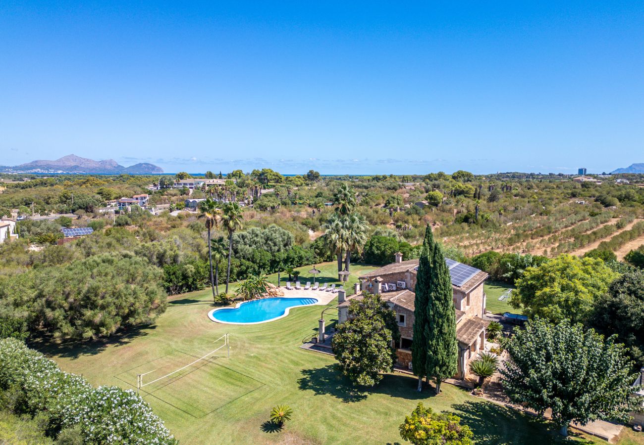 Country house in Muro - House with pool Son San Marti Gran Muro