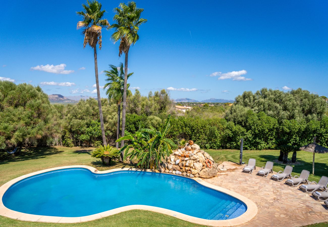 Country house in Muro - House with pool Son San Marti Gran Muro