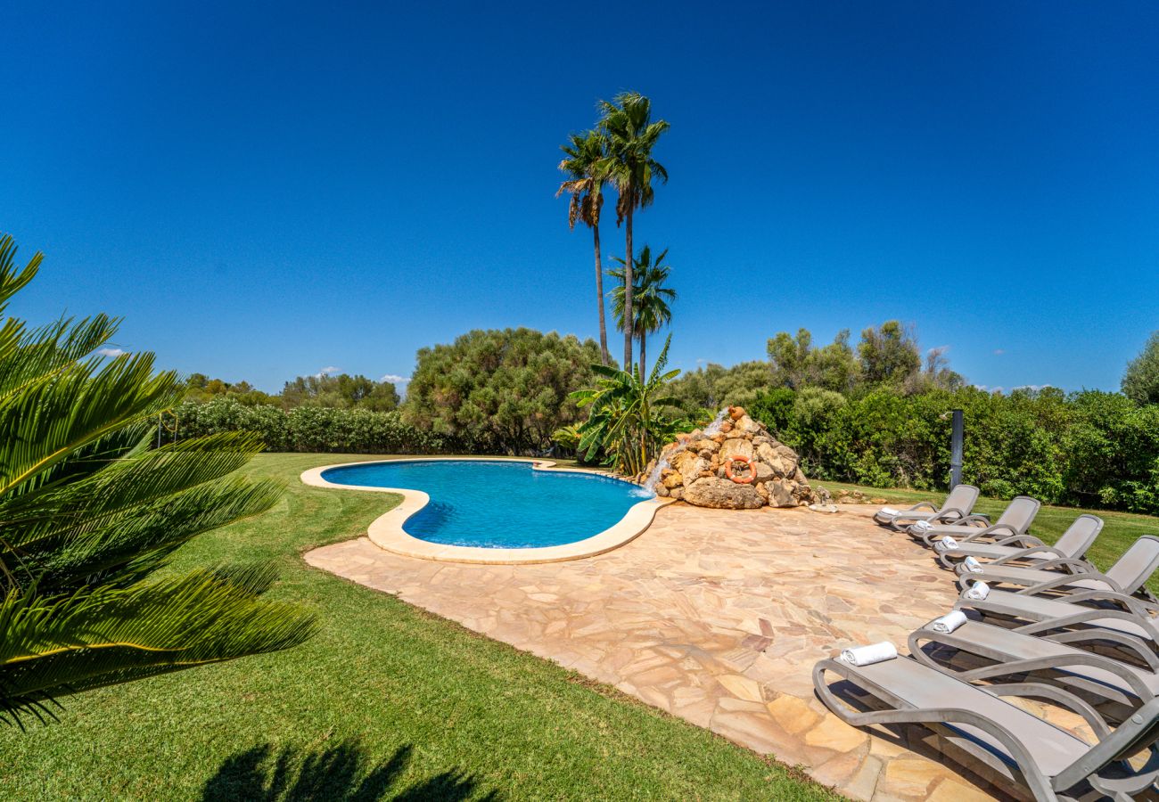 Country house in Muro - House with pool Son San Marti Gran Muro
