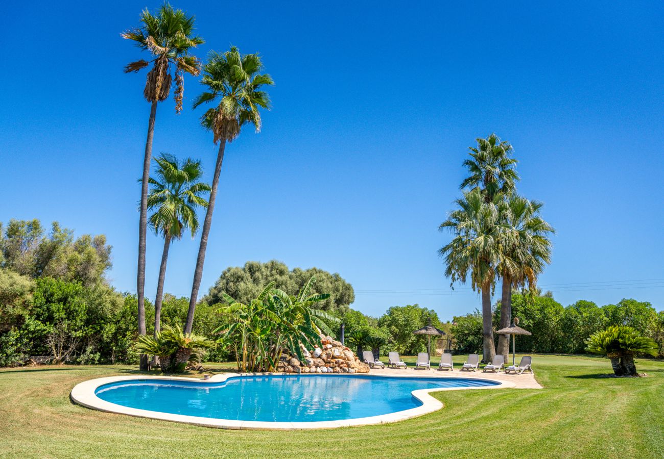 Finca with garden and pool in Muro